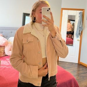 Francesas lined corduroy jacket